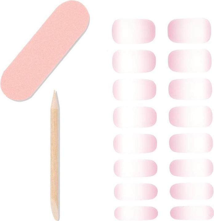 Produktbild Ardell Nail Addict Gel Nail Strips Blushing Bride 16 Stk (Kunstnägel, blushing bride)