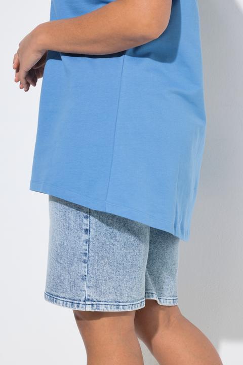 Produktbild Angel of Style Sweater, oversized, V-Ausschnitt, Streifenbündchen (44)
