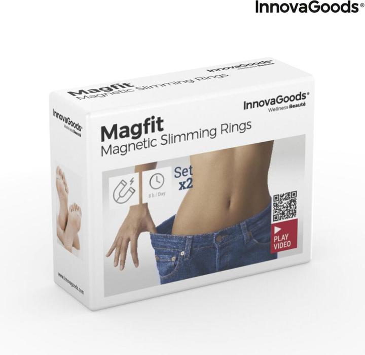 Actual product image InnovaGoods Magnetic rings for slimming Magfit pack of 2 units (Body cream)
