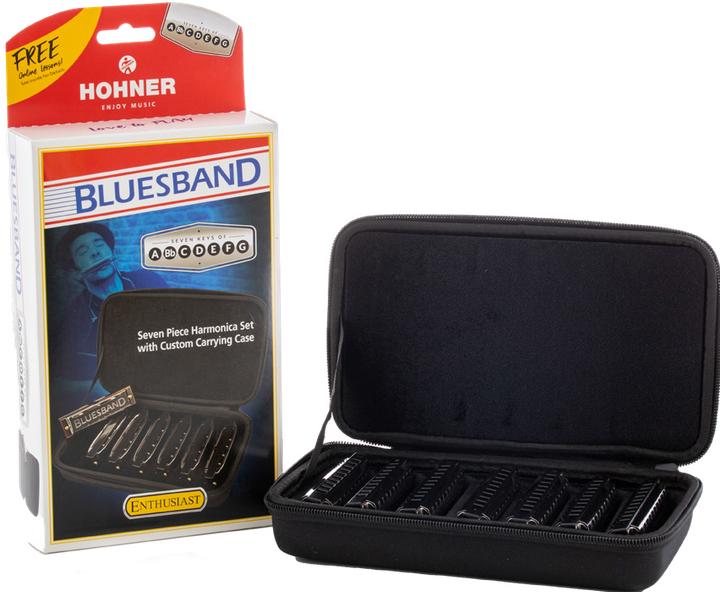 Hohner Set Blues Band (Harmonica, Do majeur, Sol majeur, A majeur, Mi majeur)