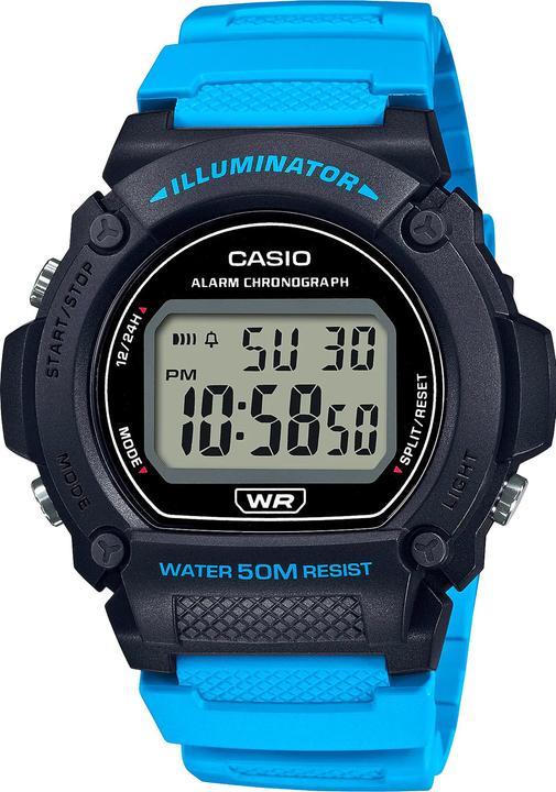 Casio Collection - W-219H-2A2 (Digital watch, 47 mm)