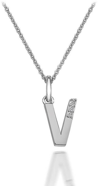 Immagine prodotto Hot Diamonds collana di diamanti lettera V (Argento 925, 40 - 45 cm)