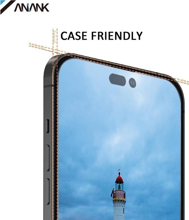 Produktbild Anank 2.5D Transparentes Panzerglas für iPhone 16 Pro Max – Japanisches Asahi Glas (1 Stück, Apple iPhone 16 Pro Max)