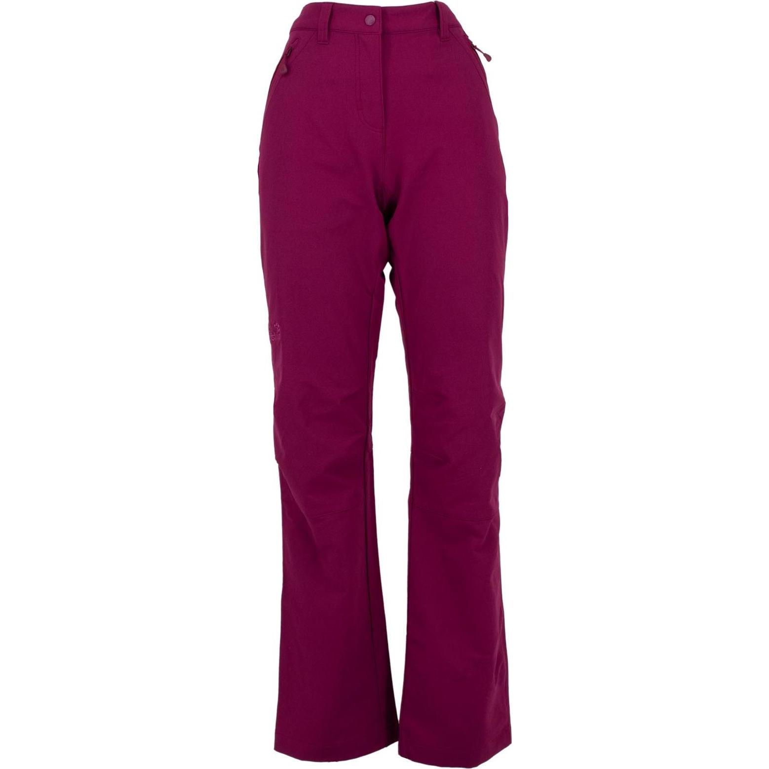 Jack Wolfskin, Damen, Outdoorhose, Essentials Feelgood Softshell Pant 5008201-1014 (38), Rosa, 38