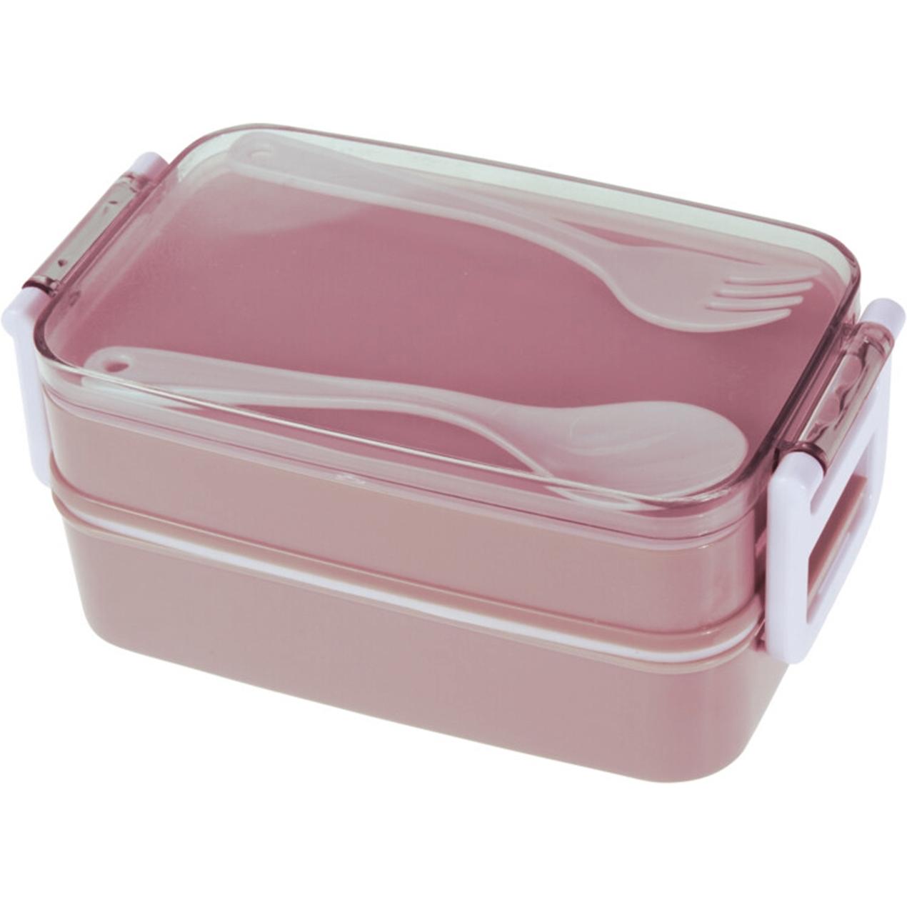 neuetischkultur Lunchbox mit Besteck, Lunchbox, Rot