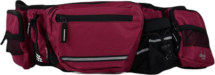 Actual product image Deek Pets Hip Bag Apollo, Berry/Black (Snack bag dog)
