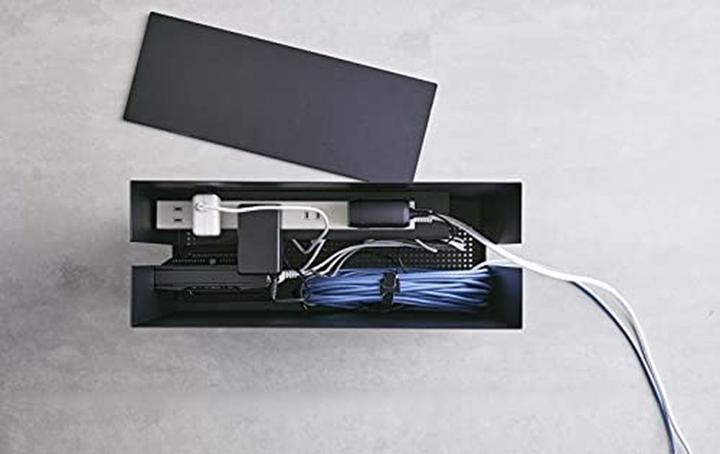 Produktbild Yamazaki Kabelbox mit Rollen TOWER