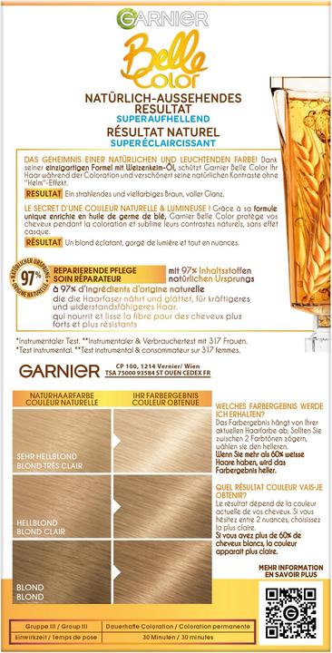 Produktbild Garnier Belle Color (111 Extra Helles Aschblond)