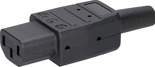 Kaiser 794/sw IEC connector 794 socket, straight Total number of poles: 2 + PE
