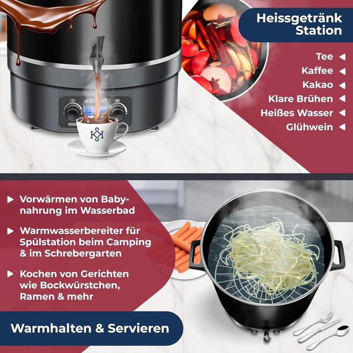 Produktbild Kesser Einkochautomat mit Timer und Abschaltautomatik (27 l)