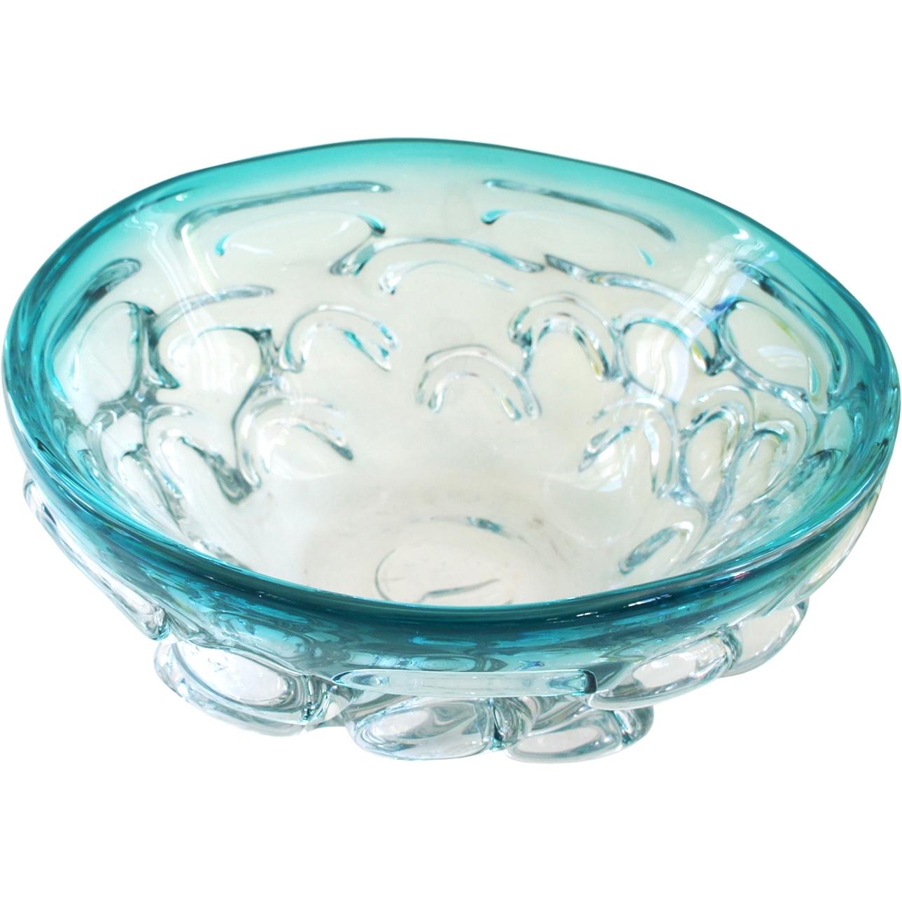 NTK-Collection Glasschale Aqua, Schüssel + Schale, Türkis