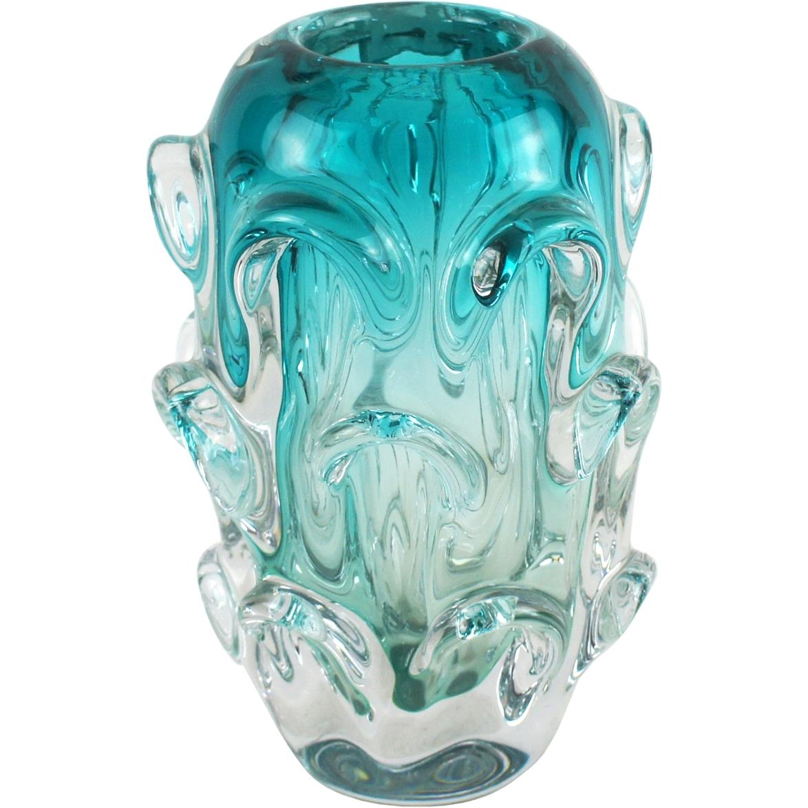NTK-Collection, Vase, Glasvase Aqua (1 x, Ø 12.5 cm)