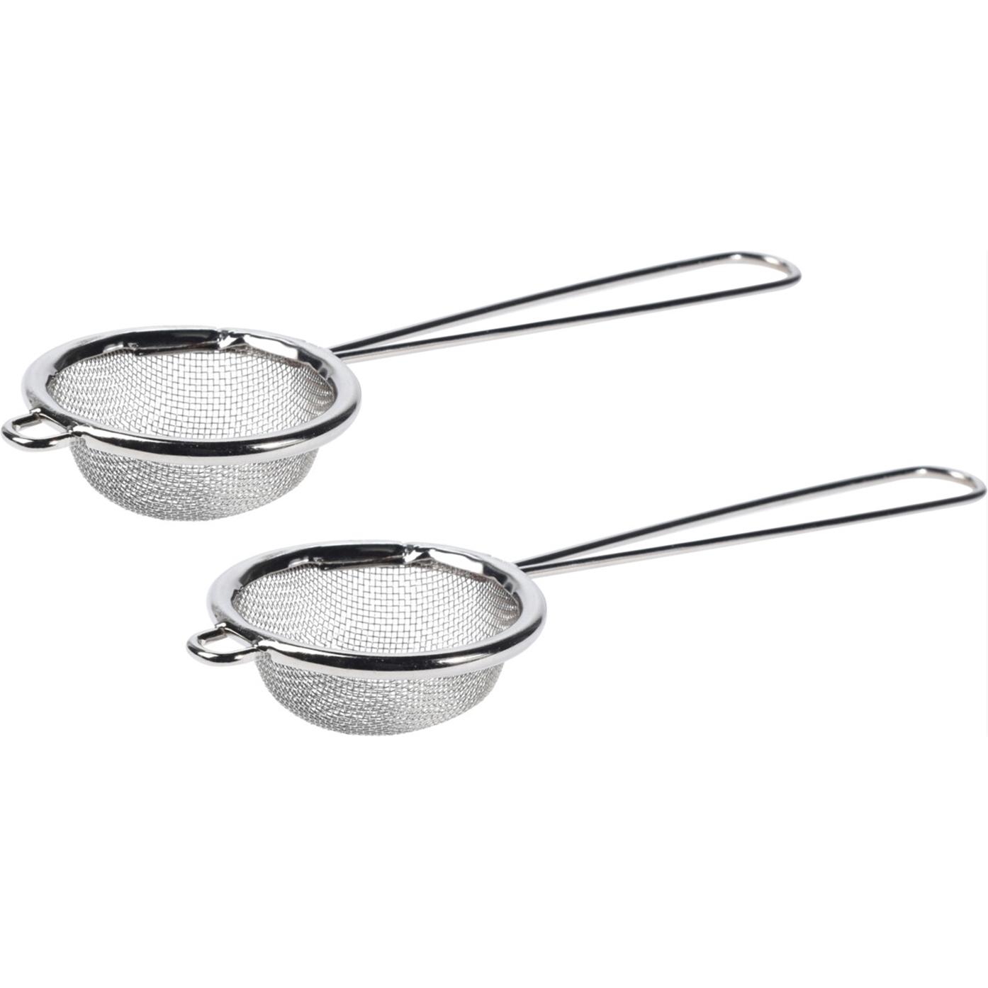 neuetischkultur Küchensieb, 2er Set, Küchensieb, Silber