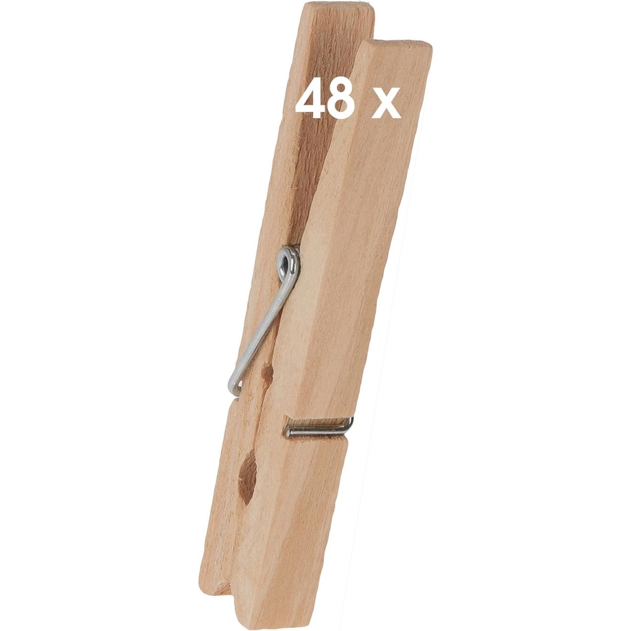 Thumbnail - HTI-Living Wäscheklammern, 48 Stück, Zubehör Bügeln + Wäschepflege