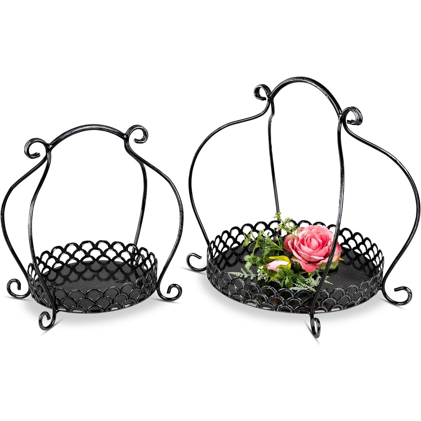 Formano, Aufbewahrungskorb, Körbe 2er-Set aus Metall (2 x)
