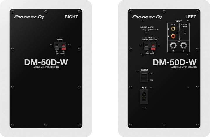 Produktbild Pioneer DJ DM-50D-W (Aktiv, Paar, 2x 25 W)
