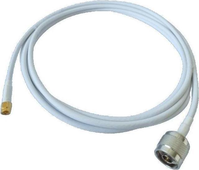 Image du produit Poynting Accessoires d'antenne - Câble - A-CAB-147 - 3m HDF195 - N (M) à SMA (M) - white - Nickel besc