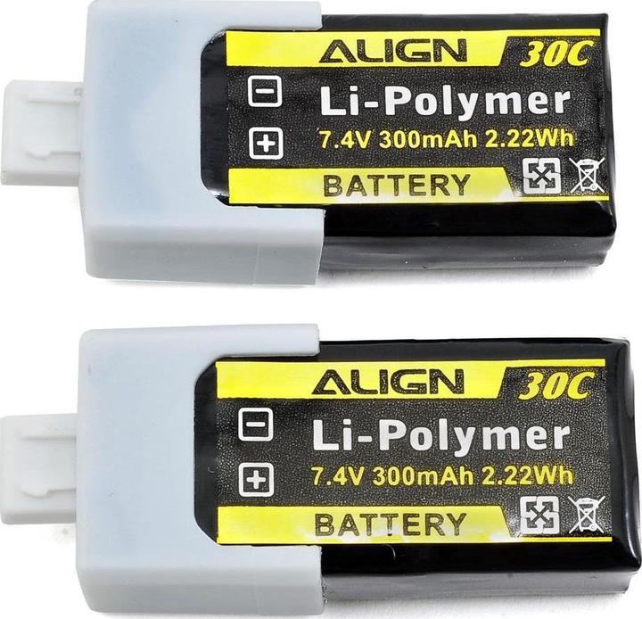 Immagine prodotto Align Batteria LiPo 7.4V 300mAh 30C (7.40 V, 300 mAh)
