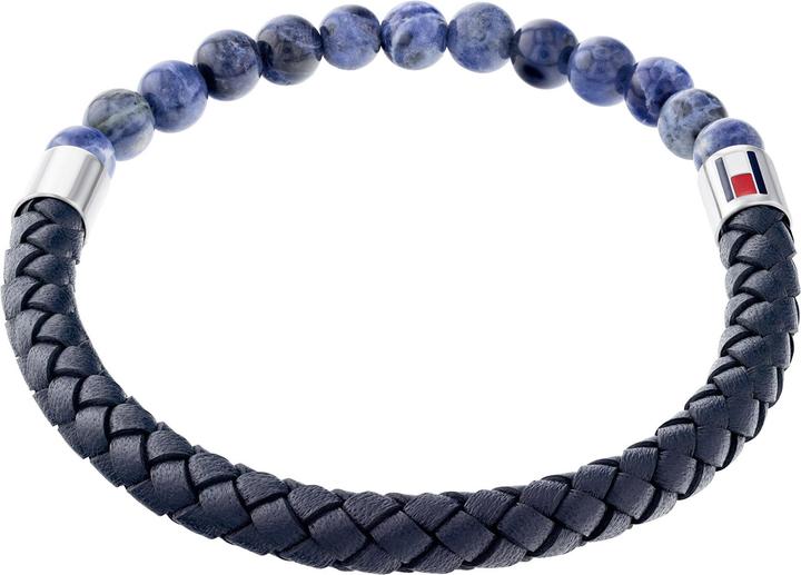 Produktbild Tommy Hilfiger OriginÃ¡lnÃ­ koÅ¾enÃ½ nÃ¡ramek se sodalitem 2790475 (23 cm, Leder)