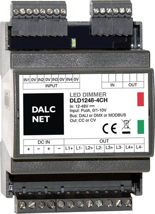 Dalcnet Dimmer 12V-48V 0.7A CC DMX 4 Ausgänge