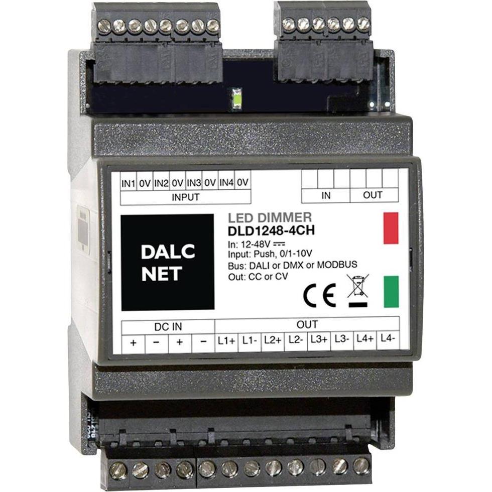 Dalcnet Dimmer 12V-48V 0.7A CC DMX 4 Ausgänge, Controllo illuminazione