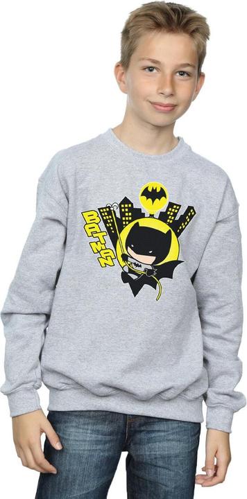 Produktbild Chibi Batman Swinging Sweatshirt Jungen (140, 146)