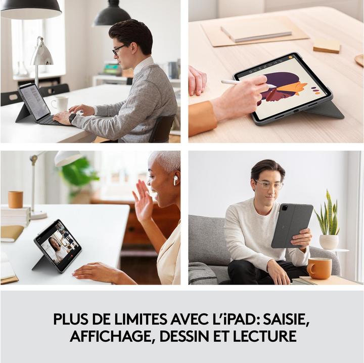 Actual product image Logitech Combo Touch (CH, Apple iPad Pro 11 2018, Apple iPad Pro 11 2020, Apple iPad Pro 11 2021, Apple iPad Pro 11 2022)