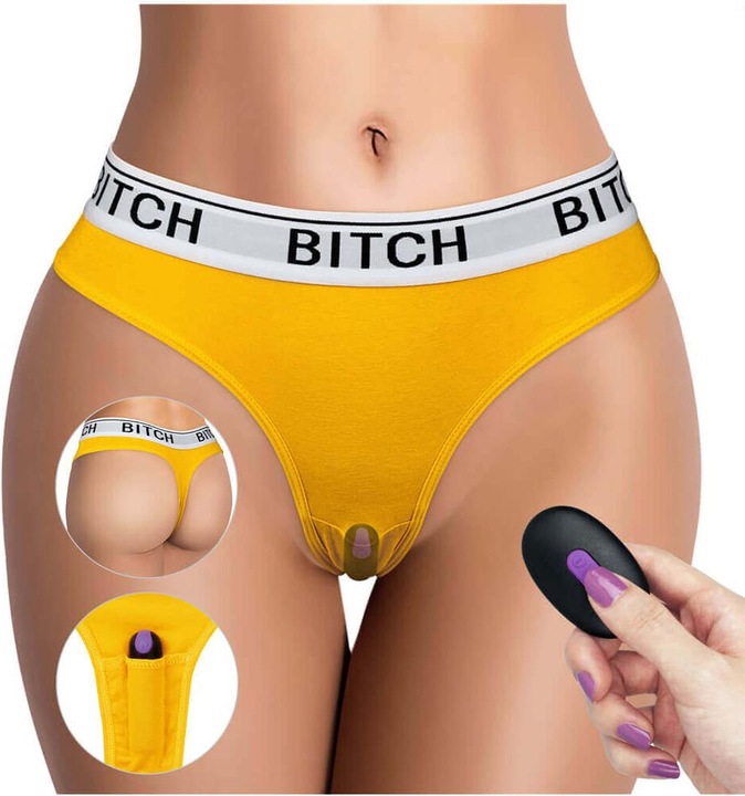 Actual product image Lovetoy Slut Vibrating Panties XL/XXL