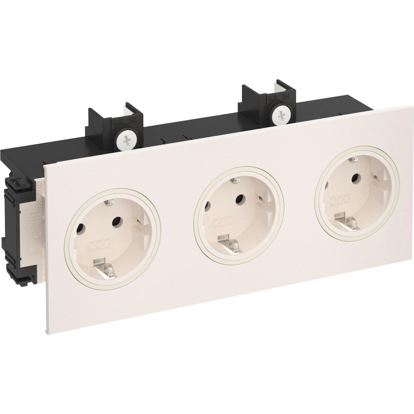 OBO Bettermann, Steckdose, BETTERMANN BRK 3STD cws