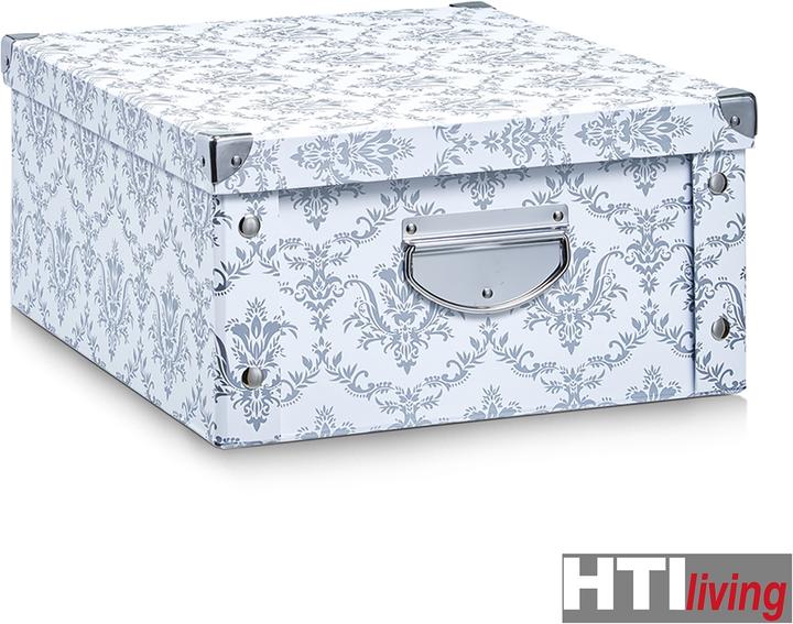 Produktbild HTI-Living Aufbewahrungsbox Pappe, weiss (40 x 33 x 17 cm)