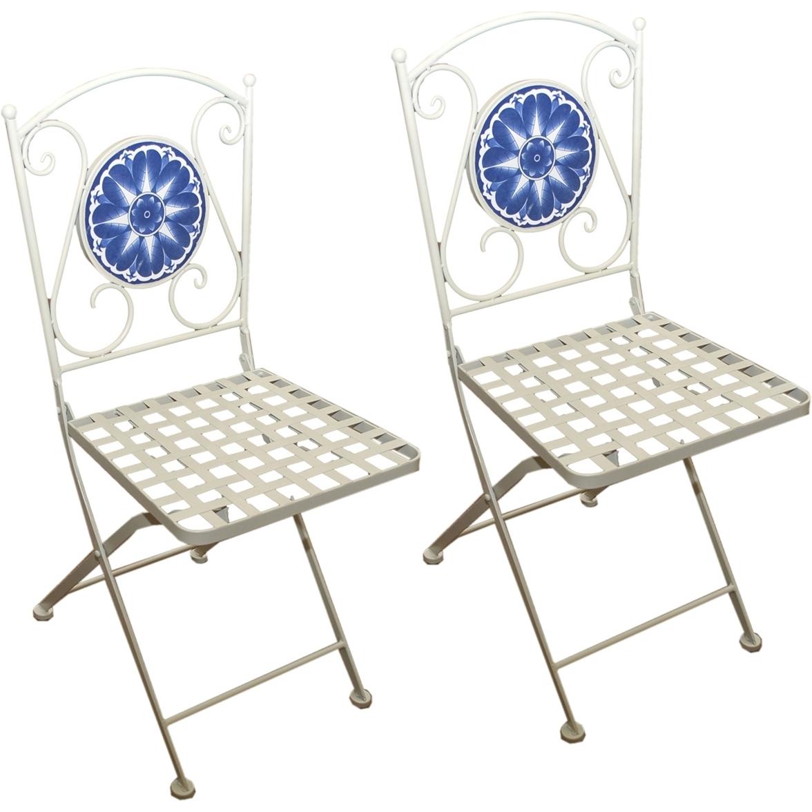 HTI-Living, Gartenstühle, Metallstuhl 2er-Set