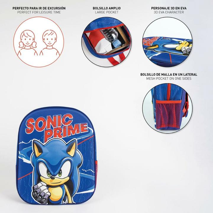 Produktbild Jakks Pacific Schulrucksack Sonic Blau 25 x 10 x 31 cm
