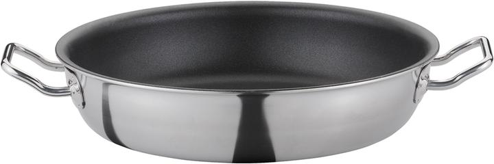 Spring Serving Pan XL High (28 cm, Casserole + Stewpot, Stainless steel)