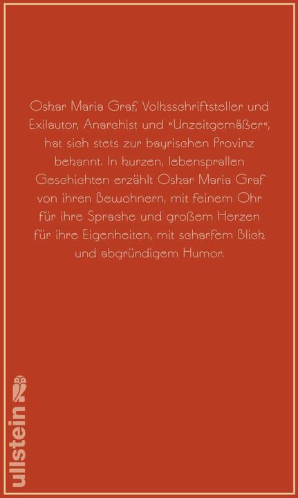 Produktbild Minutengeschichten (Deutsch, Oskar Maria Graf, 2017)