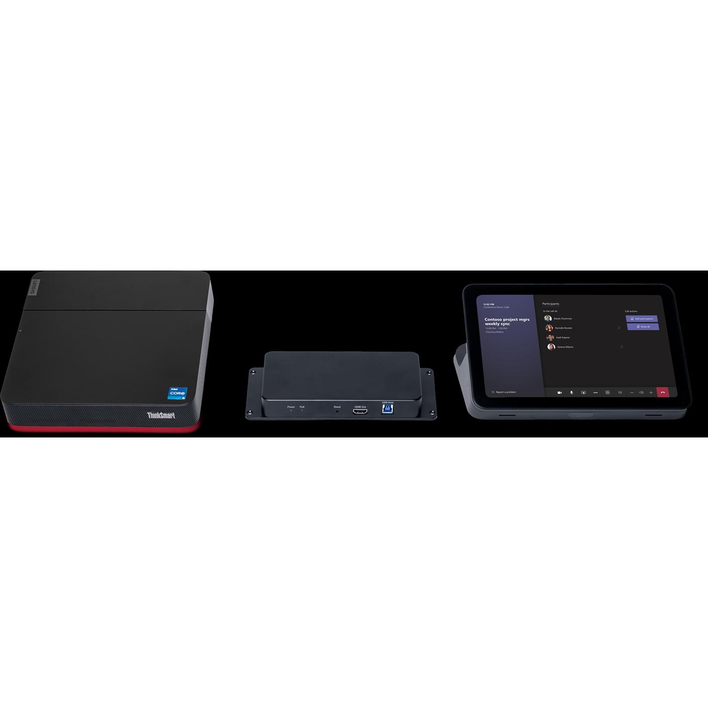 Lenovo ThinkSmart Core for Microsoft Team Rooms, Konferenzgerät, Schwarz
