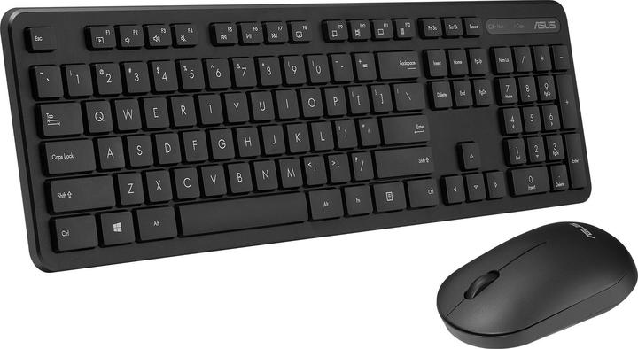 Actual product image ASUS CW100 KEYBOARD+MOUSE/BK/GE/105 (DE, Wireless)