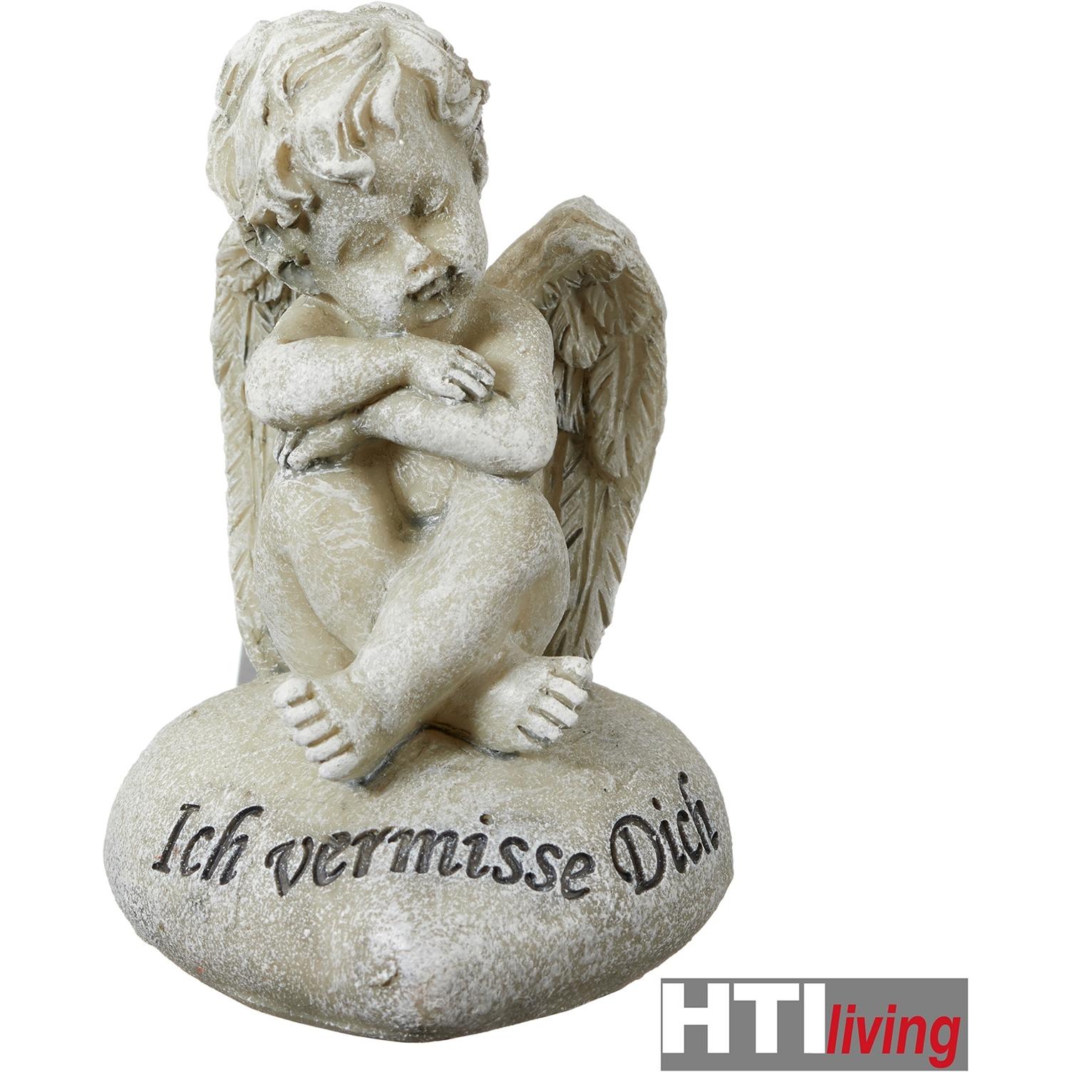 Thumbnail - HTI-Living, Aussendekoration, Grabengel, grau