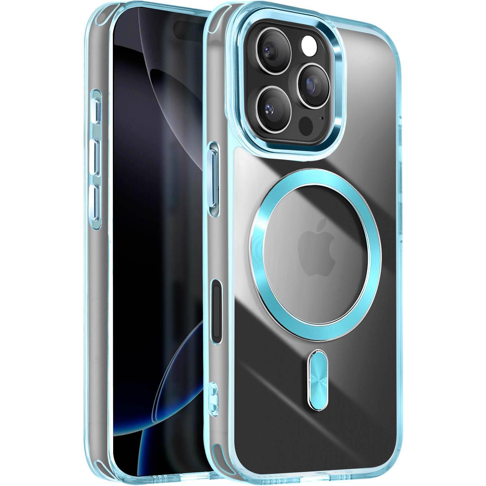 Avizar Cristal Color Case (Apple iPhone 16 Pro Max), Smartphone Hülle, Blau