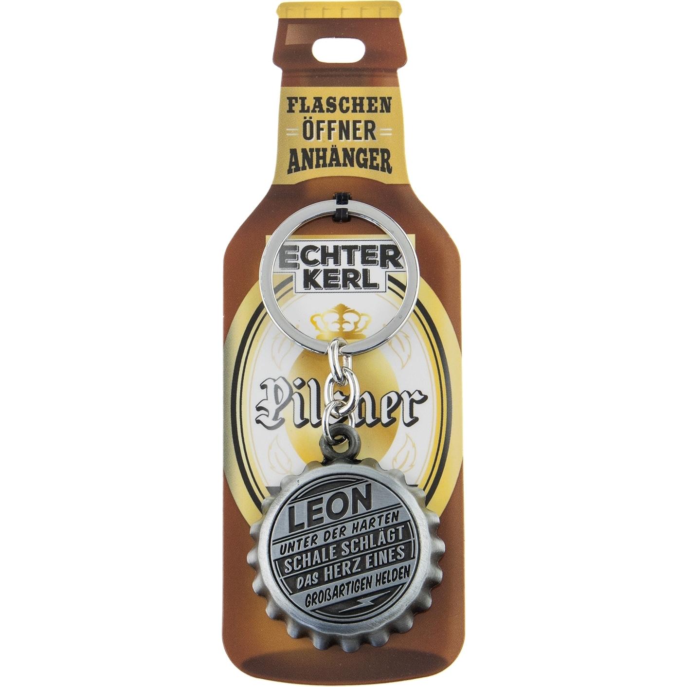 HTI-Living Echter Kerl Flaschenöffner, Flaschenöffner, Silber