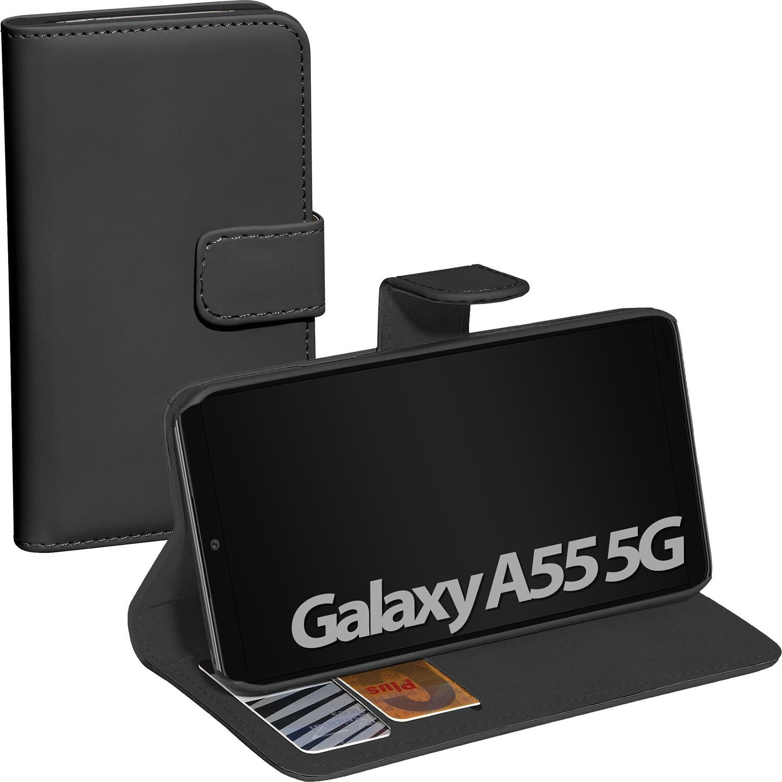 Pedea Book Cover Classic (Samsung Galaxy A55), Smartphone Hülle, Schwarz