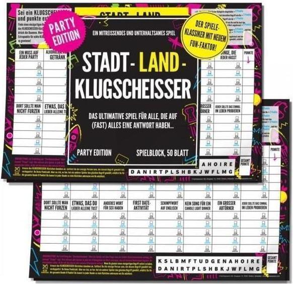 Stadt-Land-Klugscheisser - Party Edition (German)