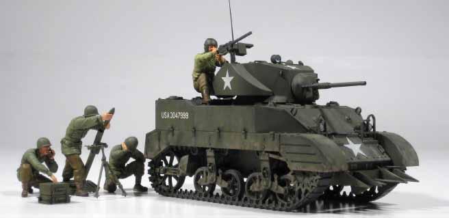 Produktbild Tamiya US Light Tank M5A1 Pursuit Operation Set