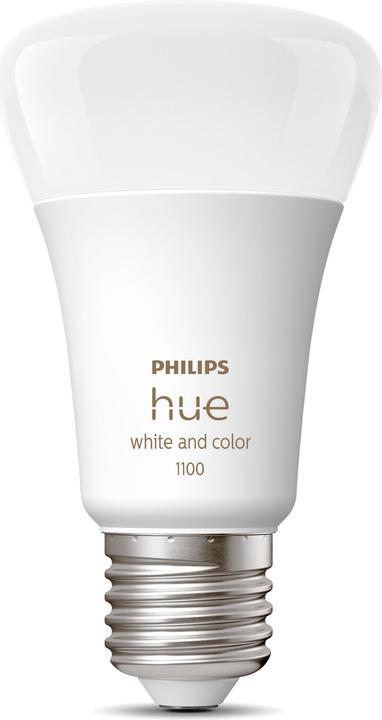Actual product image Philips Hue White & Color Ambiance BT (E27, 9 W, 1100 lm, 1 x, F)