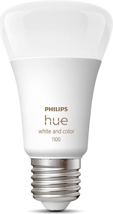 Actual product image Philips Hue White & Color Ambiance BT (E27, 9 W, 1100 lm, 1 x, F)