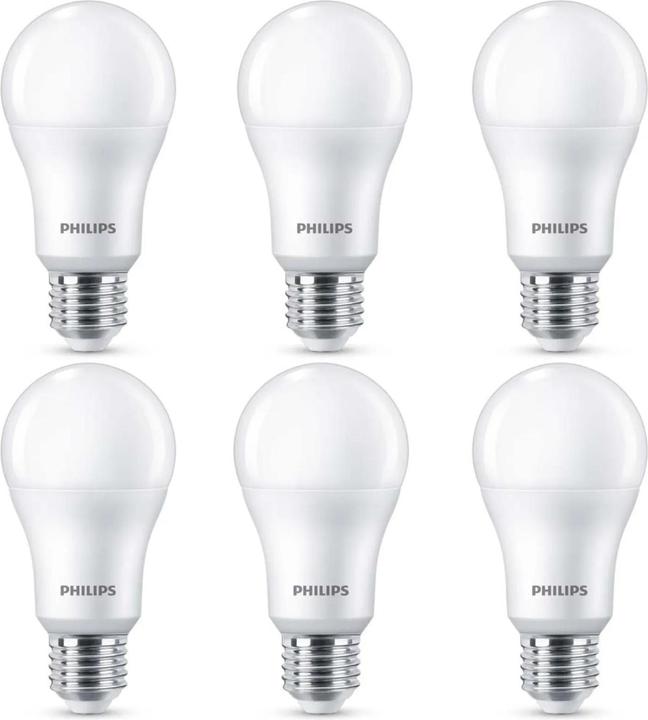 Image du produit Philips Ampoule 13 W (100 W) E27 blanc chaud (E27, 13 W, 1521 lm, 6 x, E)