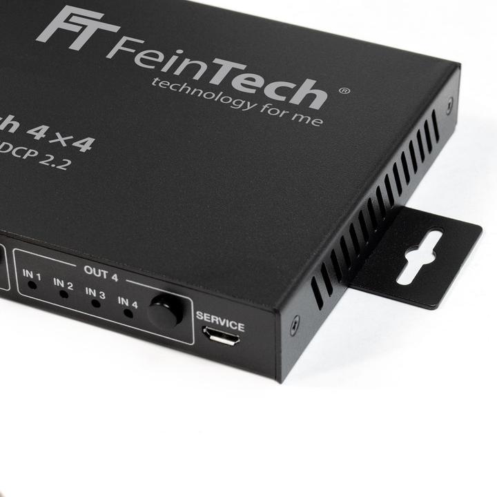 Produktbild FeinTech VMS04400 HDMI 2.0 Matrix Switch 4x4 mit Scaler
