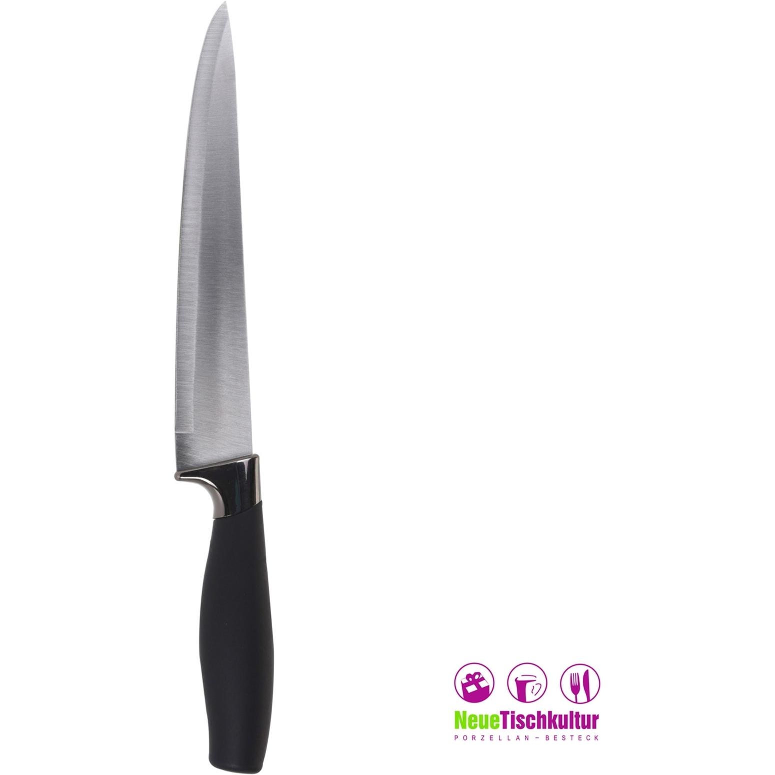 neuetischkultur Küchenmesser 23 cm, Küchenmesser, Silber, Schwarz