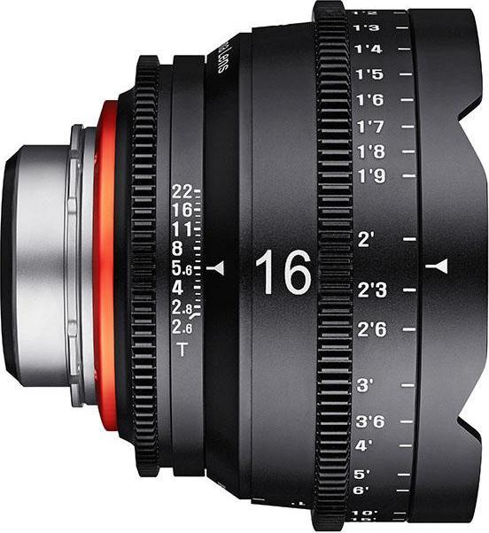 Produktbild Samyang XEEN 16mm T2.6 FF Cine Canon (Canon EF, Vollformat, APS-C / DX, Micro Four Thirds)