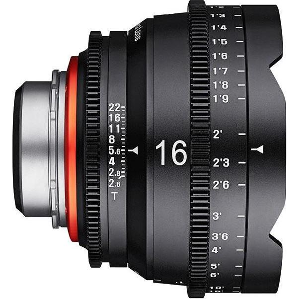 Thumbnail - Samyang XEEN 16mm T2.6 FF Cine Canon (Canon EF, Vollformat, APS-C / DX, Micro Four Thirds), Objektiv, Schwarz
