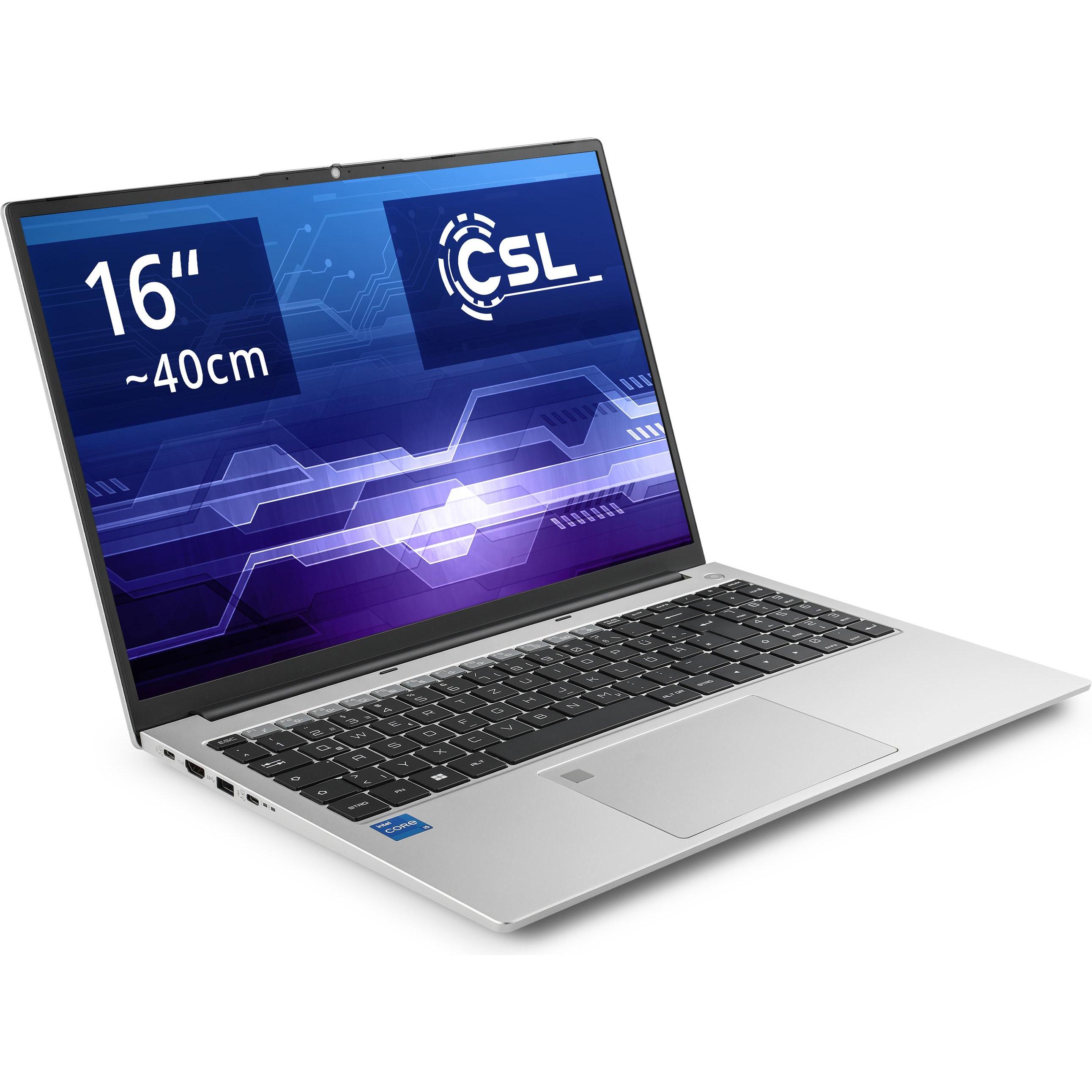 Thumbnail - CSL Notebook R'Evolve C16 (16", Intel Core i5-1235U, 32 GB, 2000 GB, DE), Notebook, Grau
